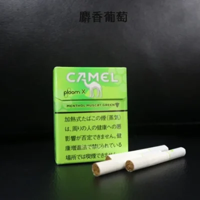Menthol-Muscat-Gree5-1.webp 【Camel Menthol Muscat Green麝香葡萄】ploom x煙彈 日本加熱菸 駱駝香菸台灣 整條煙(10包)