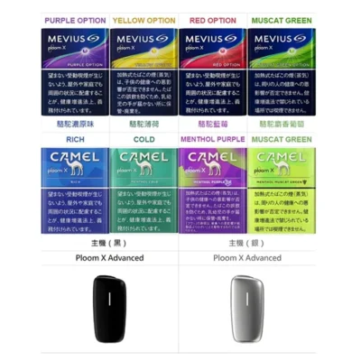 【MEVIUS/CAMEL香菸15種正品現貨】Ploom x煙彈 七星加熱菸 適配Ploom x主機 整條煙(10包) 台灣現貨